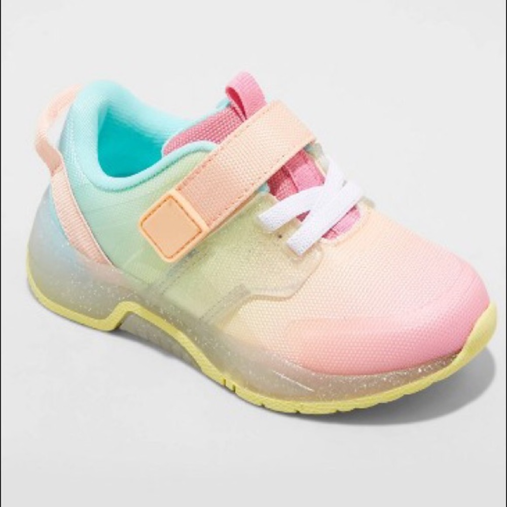 Cat & Jack Toddler Shoes Reese Light-Up Apparel Sneakers, Multicolored